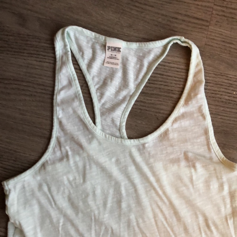 VSPINK Mint Racerback Tank - Picture 2 of 4